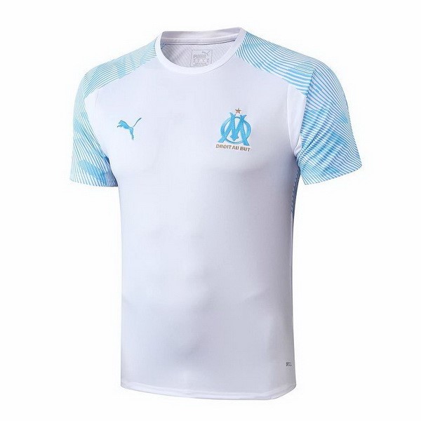 Camiseta de Entrenamiento Marsella 2019 2020 Azul Blanco